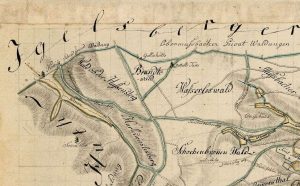 Gallushütte im Koehle-Plan von 1816