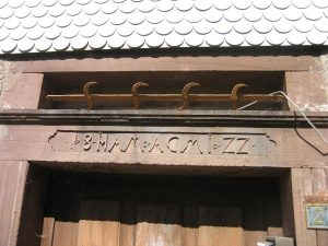 Türsturz Gasthaus Hirsch 1822