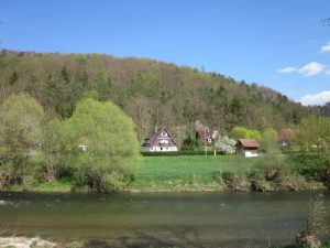 Bergsporn der Siegburg von Sulzau aus gesehen