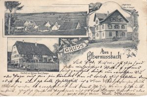 Postkarte von Fam. Seeger 1912, 
